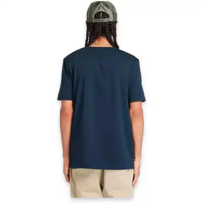 Timberland Tb0A5Upq Linear Logo Sleeve Lacivert Erkek T-Shirt - 2