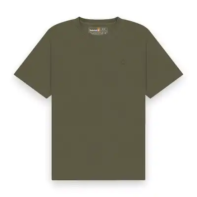 Timberland Tb0A5Yay Garment Dye Sleeve Haki Erkek T-Shirt 