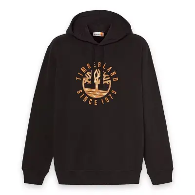 Timberland Tb0A6Vgt Holiday Graphic Hoodie Siyah Erkek Sweatshirt - 5