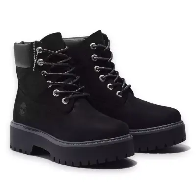 Timberland Tb1A5Rh5Z Stone Street 6 Inch Lace Up Waterproof B Siyah Kadın Bot - 1