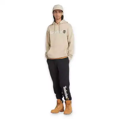 Timberlandtb0A5Yfb Brushed Back Sweatpant Siyah Erkek Eşofman Altı - 4