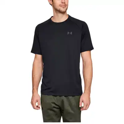 Under Armour 1326413 Tech 2.0 Tee Siyah Erkek T-Shirt - 3