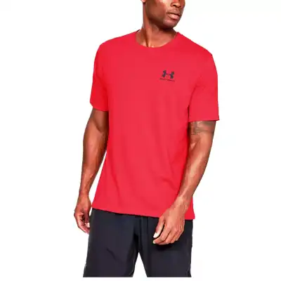 Under Armour 1326799 Sporstyle Left Chest Kırmızı Erkek T-shirt 