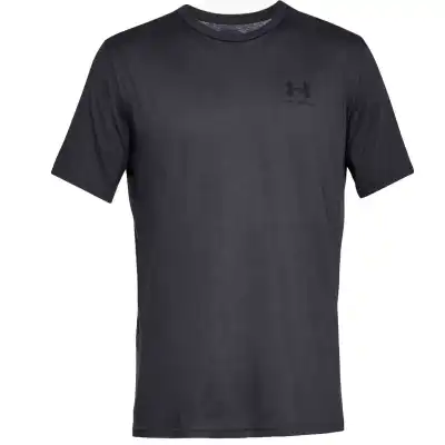 Under Armour 1326799 Sporstyle Left Chest Siyah Erkek T-shirt - 3