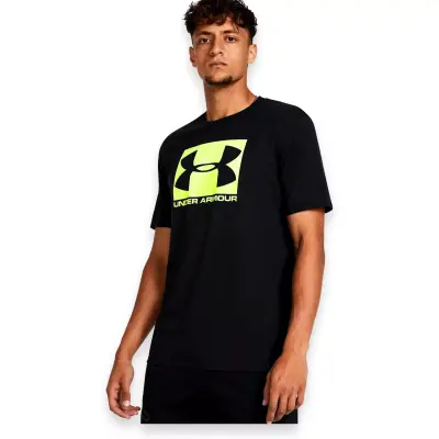 Under Armour 1329581 Boxed Sporstyle Siyah Erkek T-Shirt - 1