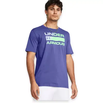 Under Armour 1329582 Team Issue Wordmark Mor Erkek T-Shirt - 1