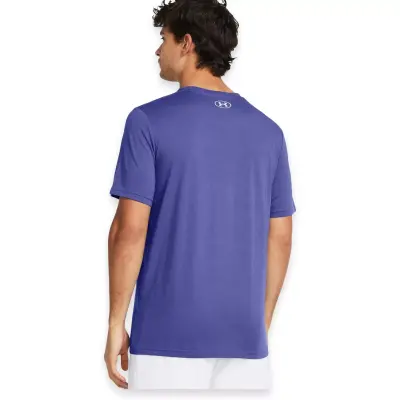 Under Armour 1329582 Team Issue Wordmark Mor Erkek T-Shirt - 2