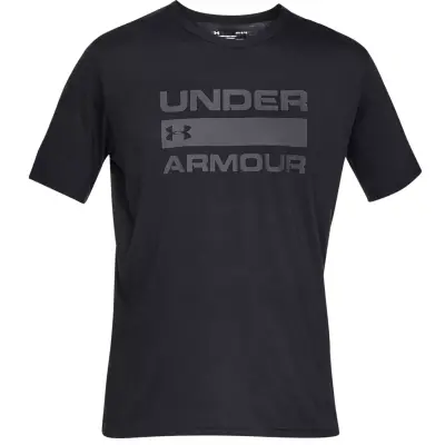 Under Armour 1329582 Teamİssue Wordmark T-Shirt Siyah Erkek Giyim 