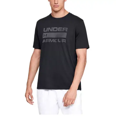 Under Armour 1329582 Teamİssue Wordmark T-Shirt Siyah Erkek Giyim - 3