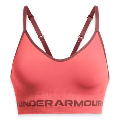 Under Armour 1357719 Ua Seamless Low Long Bra Kırmızı Kadın Bra & Sporcu Sütyeni - 3