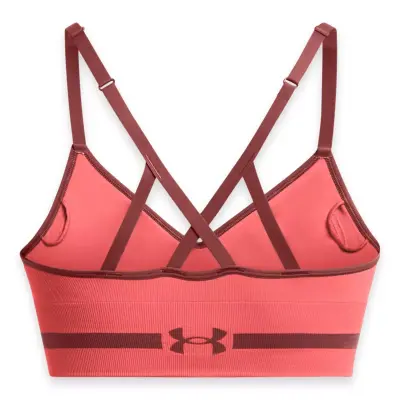 Under Armour 1357719 Ua Seamless Low Long Bra Kırmızı Kadın Bra & Sporcu Sütyeni - 4