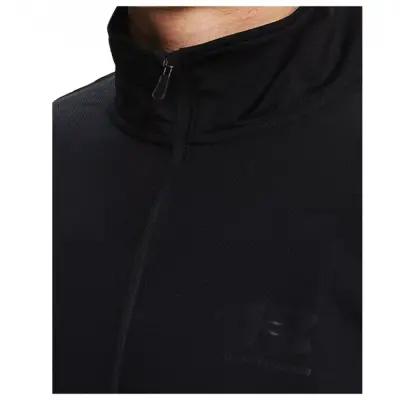 Under Armour 1366202 Pique Track Jacket Siyah Erkek Ceket - 3