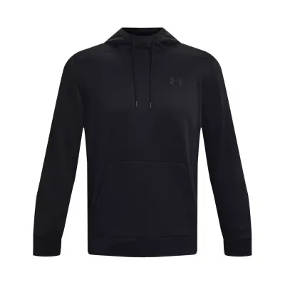 Under Armour 1373353 Ua Armour Fleece Hoodie Siyah Erkek Sweatshirt - 4