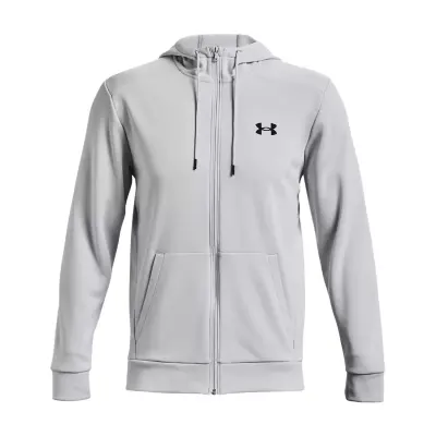 Under Armour 1373357 Ua Armour Fleece Fz Hoodie Gri Erkek Ceket - 4