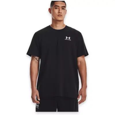 Under Armour 1373997 Ua M Logo Emb Heavyweight Ss Siyah Erkek T-Shirt - 1