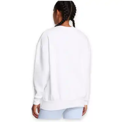 Under Armour 1379475 Essential Flc Os Crew Sweat Beyaz Kadın Sweatshirt - 2