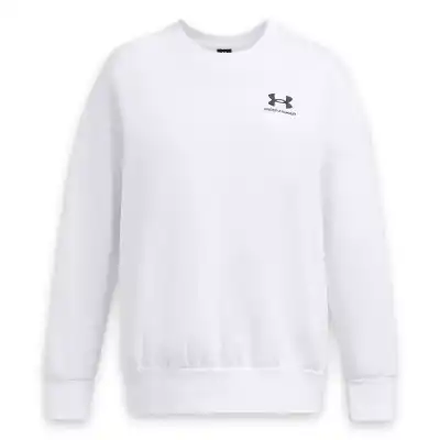 Under Armour 1379475 Essential Flc Os Crew Sweat Beyaz Kadın Sweatshirt - 4