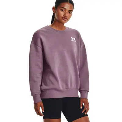 Under Armour 1379475 Essential Flc Sweat Mor Kadın Sweatshirt - 1