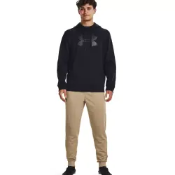 Under Armour 1379743 Ua Armour Fleece Siyah Erkek Sweatshirt - 3