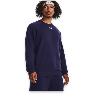 Under Armour 1379755 Ua Rival Fleece Crew Lacivert Erkek Sweatshirt - 1