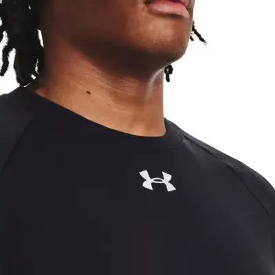 Under Armour 1379755 Ua Rival Fleece Crew Siyah Erkek Sweatshirt - 3