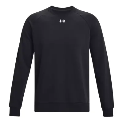 Under Armour 1379755 Ua Rival Fleece Crew Siyah Erkek Sweatshirt - 4