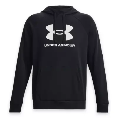 Under Armour 1379758 Ua Rival Fleece Logo Hd Siyah Erkek Sweatshirt - 4