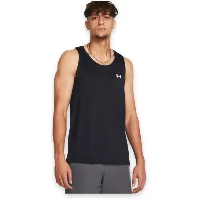 Under Armour 1382585 Ua Launch Singlet Atlet Siyah Erkek Atlet - 1