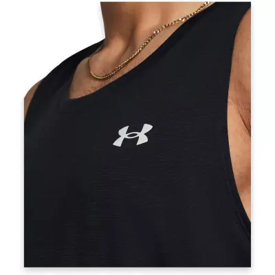 Under Armour 1382585 Ua Launch Singlet Atlet Siyah Erkek Atlet - 3