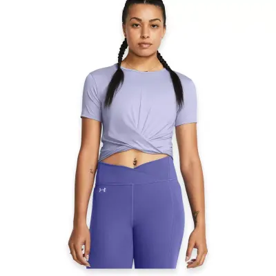 Under Armour 1383647 Motion Crossover Crop Mor Kadın T-Shirt - 1