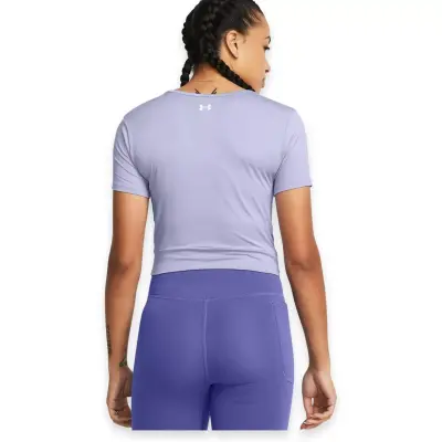 Under Armour 1383647 Motion Crossover Crop Mor Kadın T-Shirt - 2