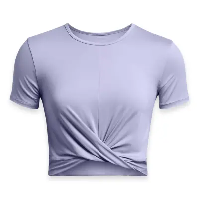 Under Armour 1383647 Motion Crossover Crop Mor Kadın T-Shirt - 3