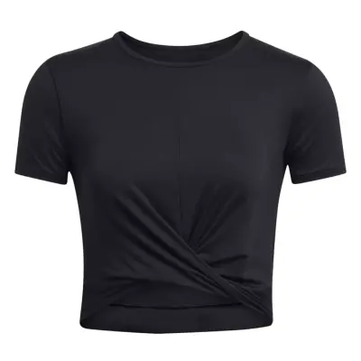 Under Armour 1383647 Motion Crossover Crop Siyah Kadın T-Shirt - 3