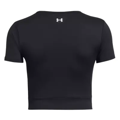 Under Armour 1383647 Motion Crossover Crop Siyah Kadın T-Shirt - 4