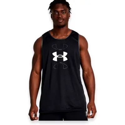 Under Armour 1386059 Baseline Reversibletank Gri Erkek Atlet - 3