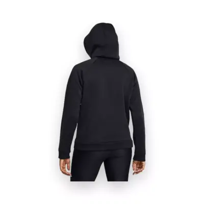 Under Armour 1386507 Ua Armour Fleece Hoodie Siyah Kadın Sweatshirt - 2