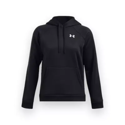 Under Armour 1386507 Ua Armour Fleece Hoodie Siyah Kadın Sweatshirt - 4