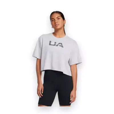 Under Armour 1386846 Ua W Boxy Crop Branded Ss Kadın T-Shirt - 1