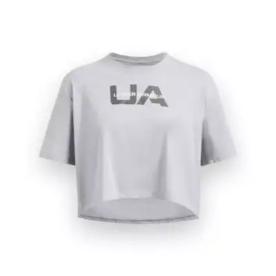 Under Armour 1386846 Ua W Boxy Crop Branded Ss Kadın T-Shirt - 3