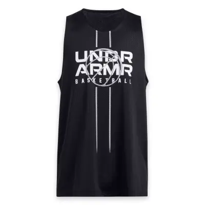 Under Armour 1387088 Ua Zone Reversible Jsy Basketbol Atlet Siyah-Beyaz Erkek Atlet - 4