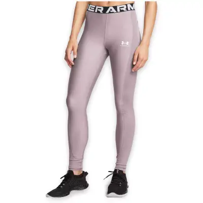 Under Armour 1388693 Heatgear Rib Legging Tayt Gri Kadın Tayt 