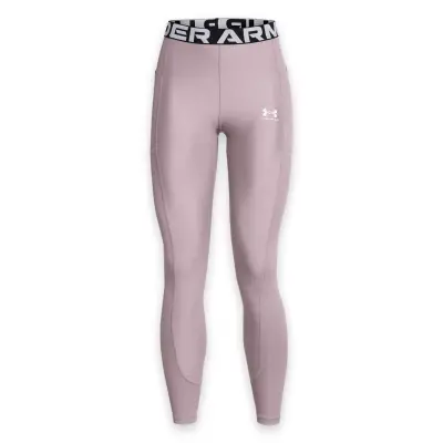 Under Armour 1388693 Heatgear Rib Legging Tayt Gri Kadın Tayt - 4