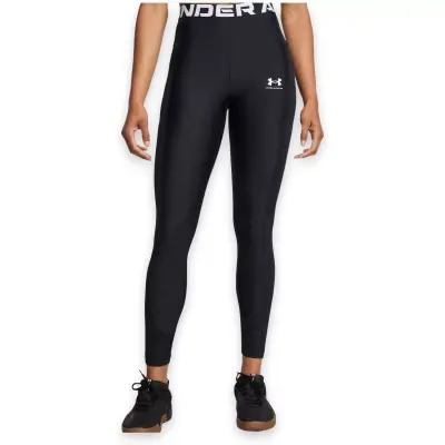 Under Armour 1388693 Heatgear Rib Legging Tayt Siyah Kadın Tayt - 1