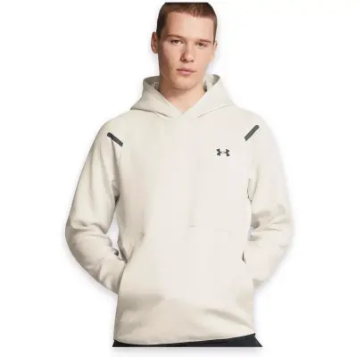 Under Armour 1389350 Ua Unstoppable Flc Hd Eu Sweat Beyaz Erkek Sweatshirt 