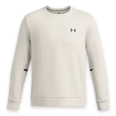 Under Armour 1389351 Ua Unstoppable Flc Crew Eu Sweat Beyaz Erkek Sweatshirt - 4