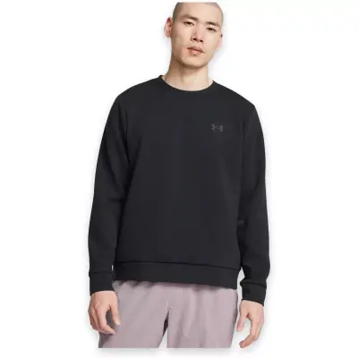 Under Armour 1389351 Ua Unstoppable Flc Crew Eu Sweat Siyah Erkek Sweatshirt - 1