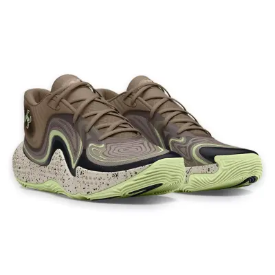 Under Armour 3028338 Ua Spawn 6 Mid Camo Basketbol Kahverengi Erkek Spor Ayakkabı - 1