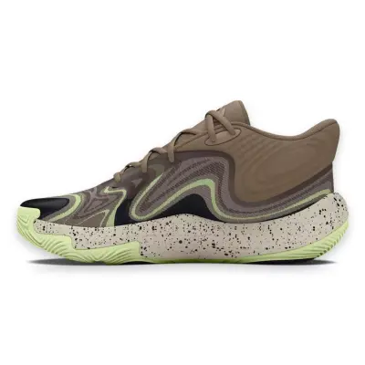 Under Armour 3028338 Ua Spawn 6 Mid Camo Basketbol Kahverengi Erkek Spor Ayakkabı - 4