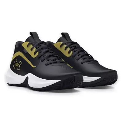 Under Armour 3028512 Ua Lockdown 7 Basketbol Siyah-Sarı Erkek Spor Ayakkabı 