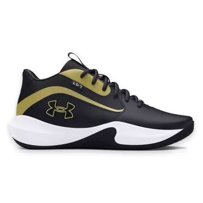 Under Armour 3028512 Ua Lockdown 7 Basketbol Siyah-Sarı Erkek Spor Ayakkabı - 2